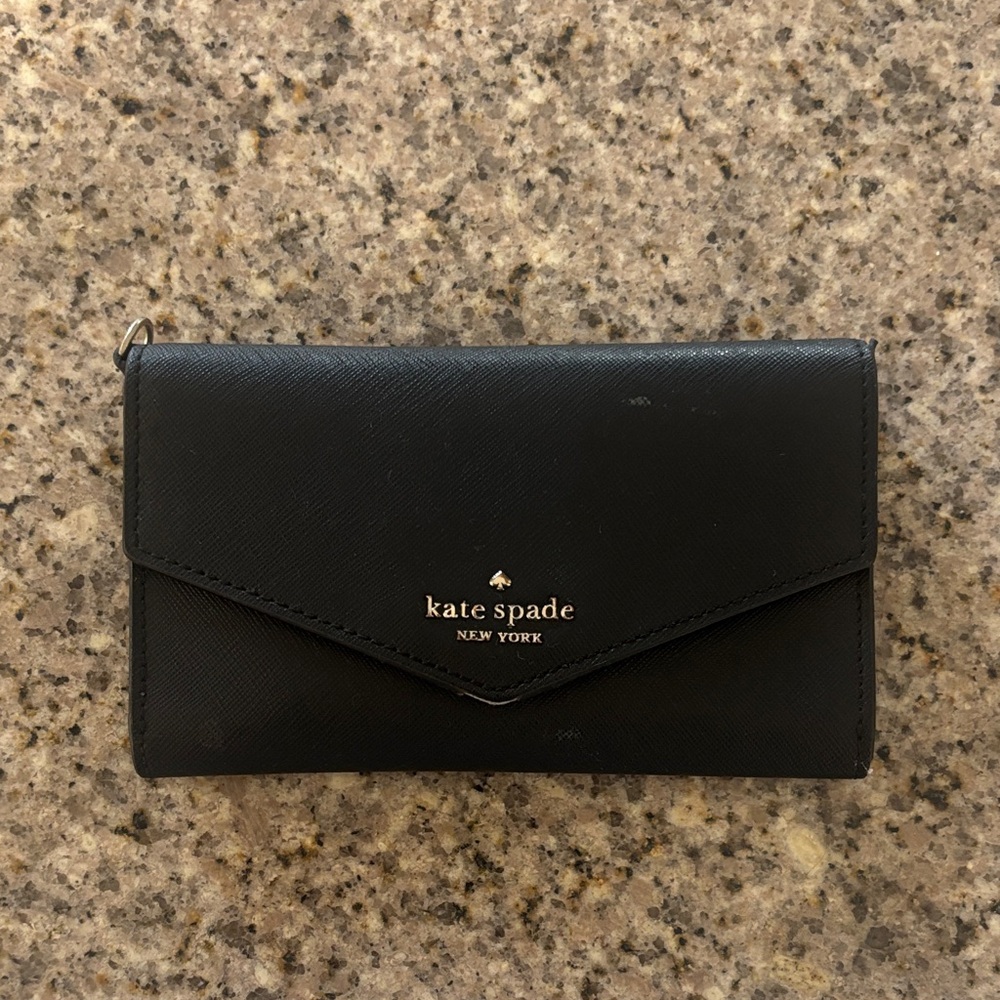 Kate Spade Black Envelope Wallet